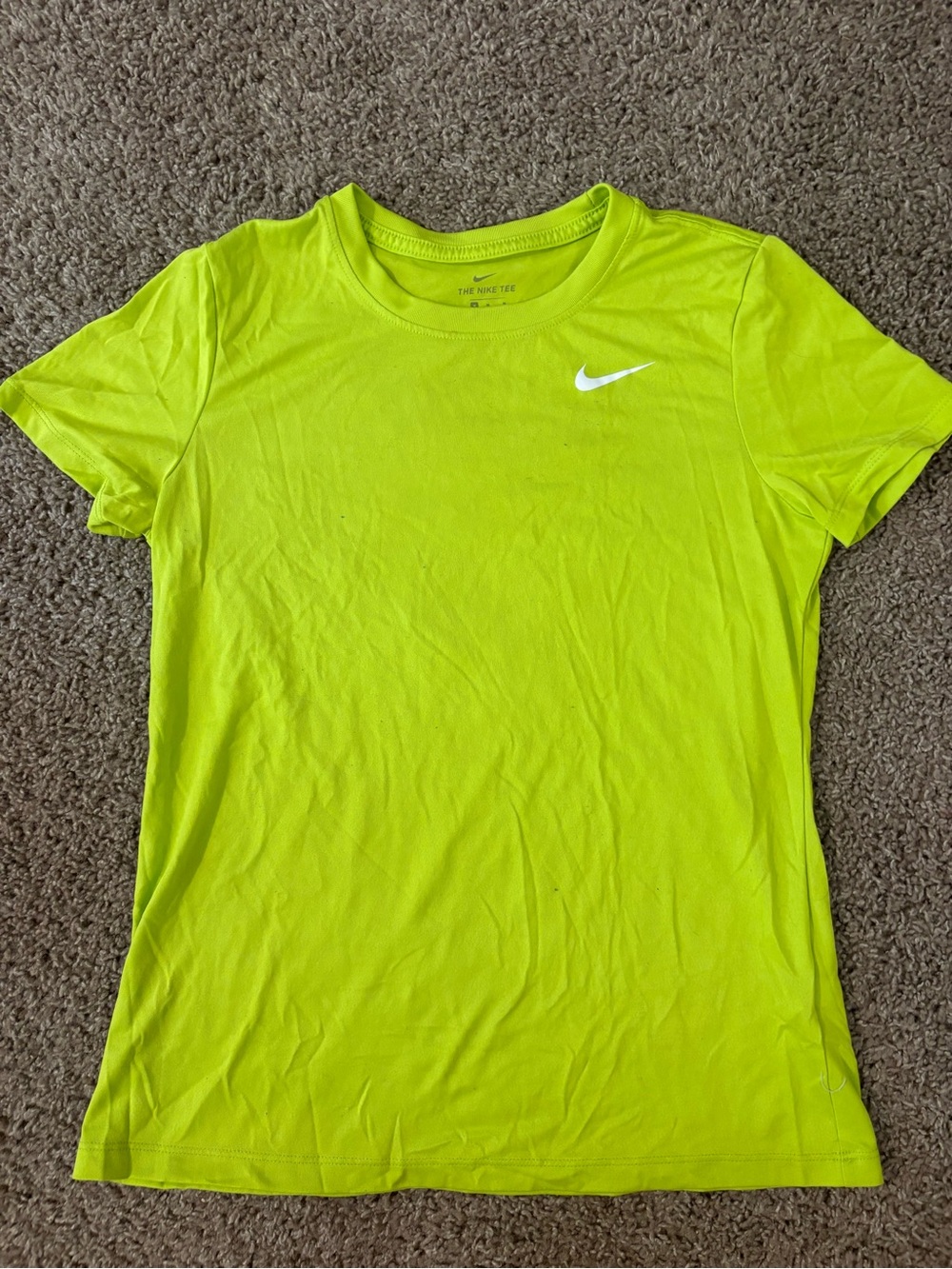 Nike Women’s Bright Neon Yellow/Green Short Sleeve Performance Tee